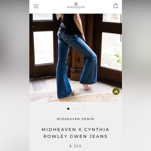 Cynthia Rowley x Midheaven Gwen Flare Jean size 27 - Picture 10 of 10